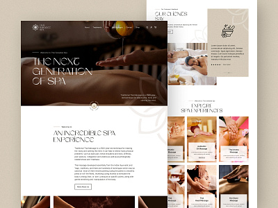 Thai Sawadee Spa - Visual Identity & Website branding creative design agency interactive design landing page logo exploration minimalist website modern website product design responsive design spa wellness spa experience typography ui design ux design visual identity web design web design inspiration web design trends website development wellness design