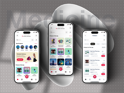 Pharmacy Mobile App app app design clean doctor health app healthcare medical medical care medicine minimal mobile mobile app design orders pharmacy pharmacy app pharmacy services ui ux