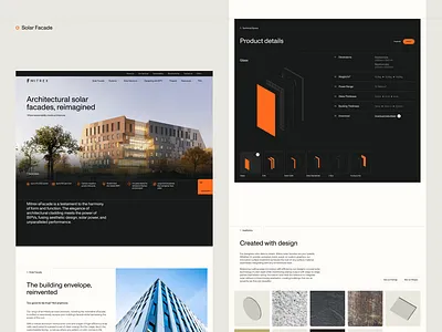 UI Design for Solar Facade Manufacturer Website architecture behance building icon illustration interaction interactive manufacturing product product details product visualizer solar solar power toggle ui design user interface web webflow website website design