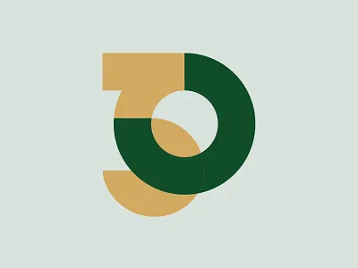 30 Monogram 30 anniversary branding company design logo mark minimal monogram number samadaraginige simple success tech thirty years