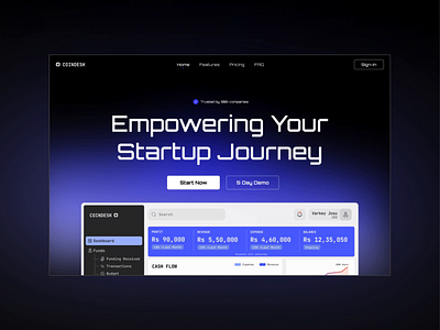 CoinDesk Landing Page app branding dashboard finance fintech gradient landing page mobile app mockup payment product product design responsive saas ui user interface ux web web design website design