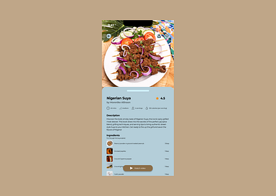 Day 40: Recipe dailyui