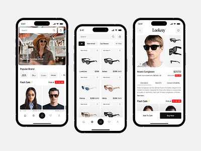 Lookeey - Eyewear Ecommerce Mobile ar augmented reality dior ecommerce ecommerce app eyewear facial recogni fashion fashion trend glases lifestyle luxuryeyewear mobile commerce product design product page scanning shopping sunglases try on vision