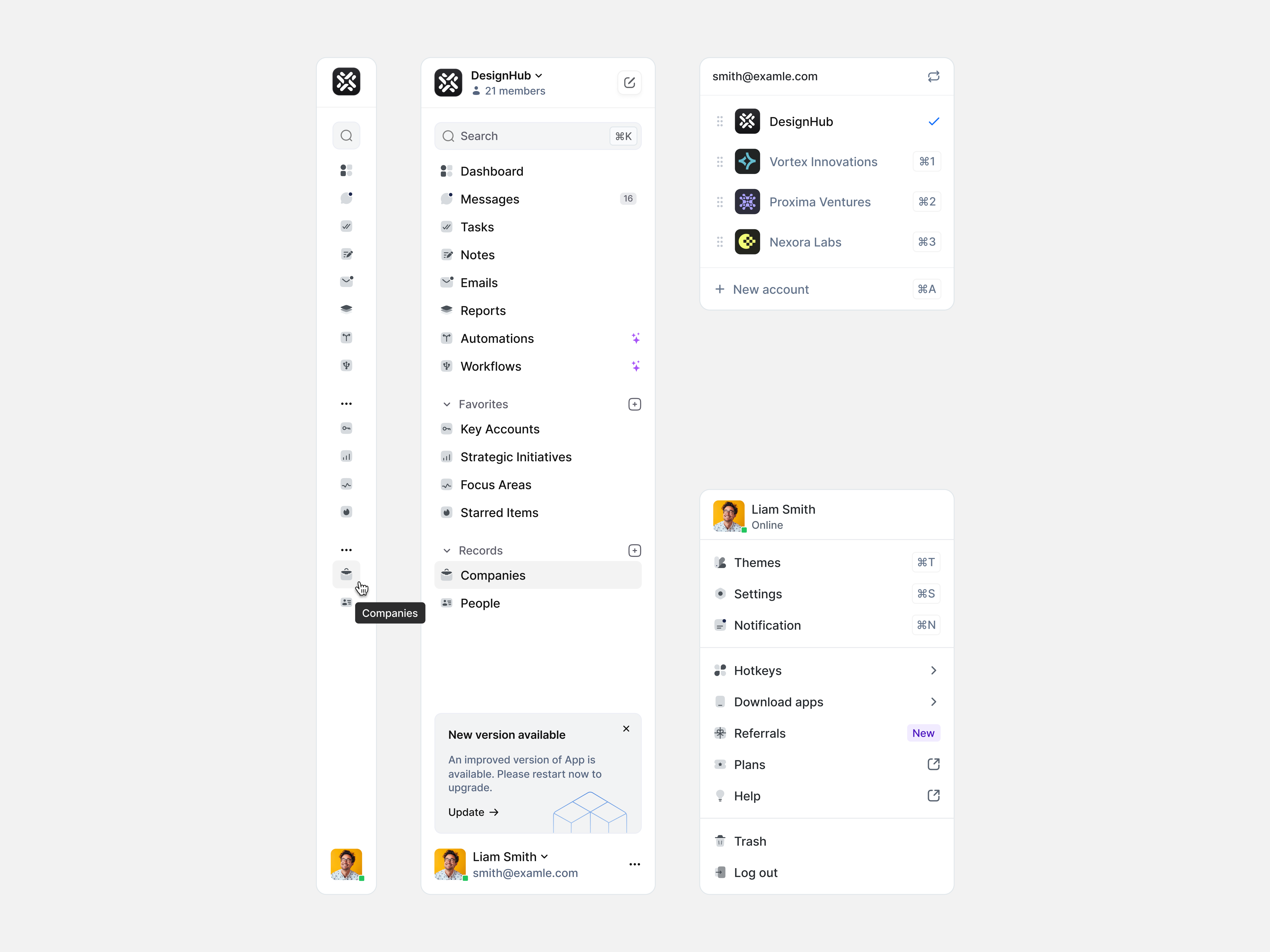 Example of UX/UI Design Services