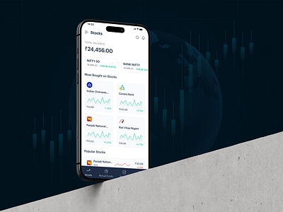 Stock Market App Design app design branding design design kit investment app stock market stock market app stock market ui trading app trading ui ui ui design ui kit ux design