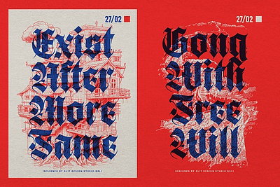 Brave Thorn Blackletter Font 90s blackletter bold calligraphy display distortion dynamic edgy fat gothic medieval metal old english strong swash tattoo victorian vintage whiskey wine