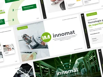 Pitch Deck Presentation - Innomat Coatings S.L. design figma pitch deck presentation power point ppt presentation