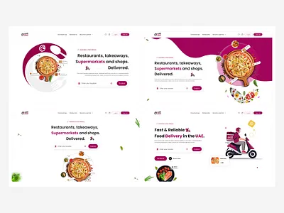 Food Delivery Restaurant UI Web Design animation branding clicktofooduidesign clicktofoodwebsite figmauidesign graphic design inspiration rejoanrejuuix restaurant