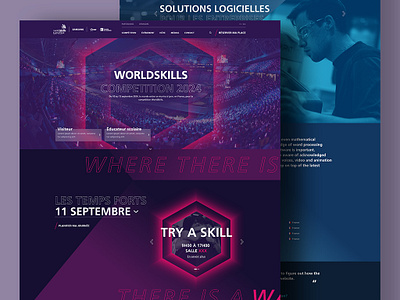 Worldskills : Website UI & UX / Mobile UI & UX branding graphic design motion graphics ui