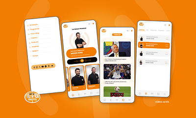 Sport App Design | LIG RADIO app design appdesign apps branding creative design designer dribble football graphic design mobileapp sport sport app sportapp sports ui uiux ux