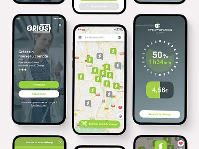 ORIOS by SPIE : Application mobile UI & UX animation branding design graphic design ui ux