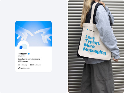 Branding TypeLess. Chat by Al-generated message suggestions adjust your message ai ai messenger al generated message app store branding chat chatting identity design inbox less typing message messenger messenger app mobile app mobile design mobile ui design type typing ui