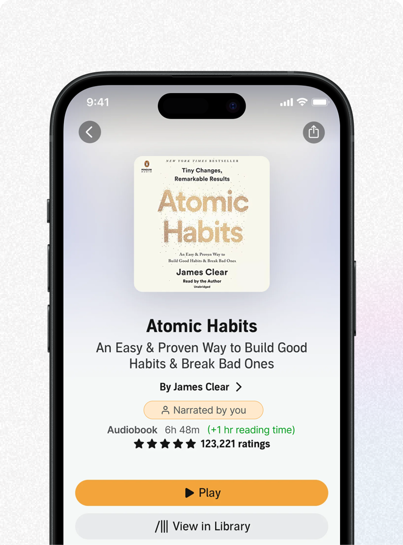 🗣️ Audible Read By You app design product design ui uxdesign