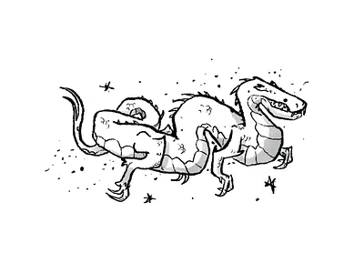 Rastaban_the dragon design il illustration kidboook procreate