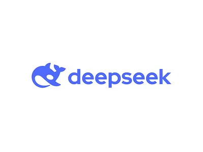 DeepSeek logo redesign ai animal logo brand identity branding daniel bodea deepseek fish logo kreatank logo logo design orca logo orca whale redesign