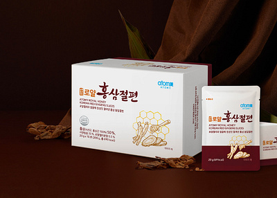 Package Design_Royal Honey Korean Red Ginseng Slices package design