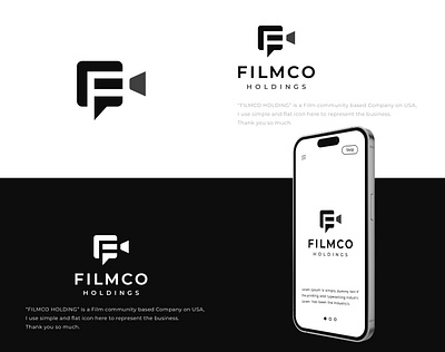 Filmco Logo Design a b c d e f g h i j k l m brand book brand guidelines brand identity crypto ecommerce f h i j k m p q r u v w y z logo logo design logo designer logo mark logotype modern logo typography vision style guide visual identity wordmark