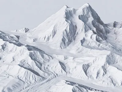 Denali 3d Model 3d 3dmodel cartography denali design digital art graphic design home hero illustration shaded relief