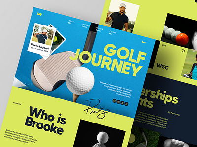 GOLF JOURNEY animation branding graphic design motion graphics ui