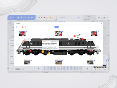 Train management 3d appdesign automation dashboarddesign graphic design interfacedesign iot logistic monitoring railway train ui ux