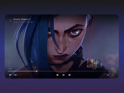 Video Player dailyui design player ui video