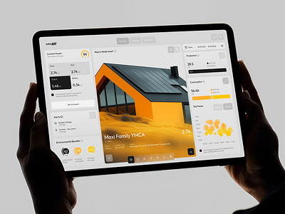 SolarEdge - Solar Panel Management Dashboard ai app b2b crm dashboard design energy interface management panel product renewable saas service software solar ui ux web