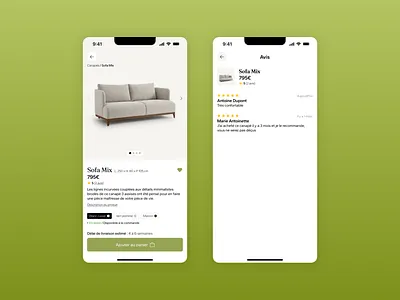 Déco App - Product Page app design figma graphic design ui