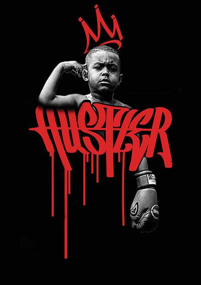 HUSTLER POSTER DESIGN design graphic design illustration vector