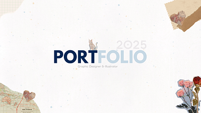 Portfolio 2025 branding character clean creative design graphic design illustration logo minimal portfolio