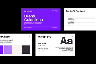 Brand Guideline Template 2025 brand book brand guidelines brandbook branding design template graphic design guideline identity book logo logo design presentation