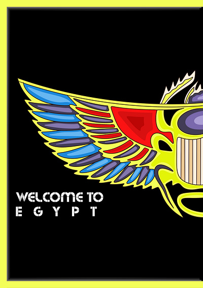 Welcome to EGYPT 3d animation branding business card client project client work comment design egypt follow graphic design illustration like logo trending typography ui ux vector viral