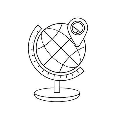 globe icon with golden ratio design development globe icon golden ratio graphics icon illustration ios web