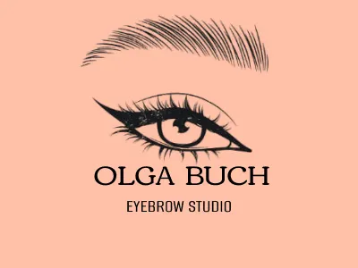 Logo design for an eyebrow studio beauty salon branding design eyebrow figma graphic design illustration logo web design
