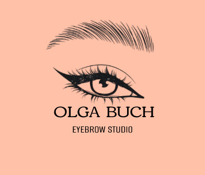 Logo design for an eyebrow studio beauty salon branding design eyebrow figma graphic design illustration logo web design