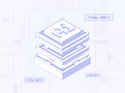 Isometric Motion Illustration animation blueprint compute design finetech isometric isometric illustration motion motion design motion graphics processor tech technology vector vector illustration vector isometric illustration web3 web3 design