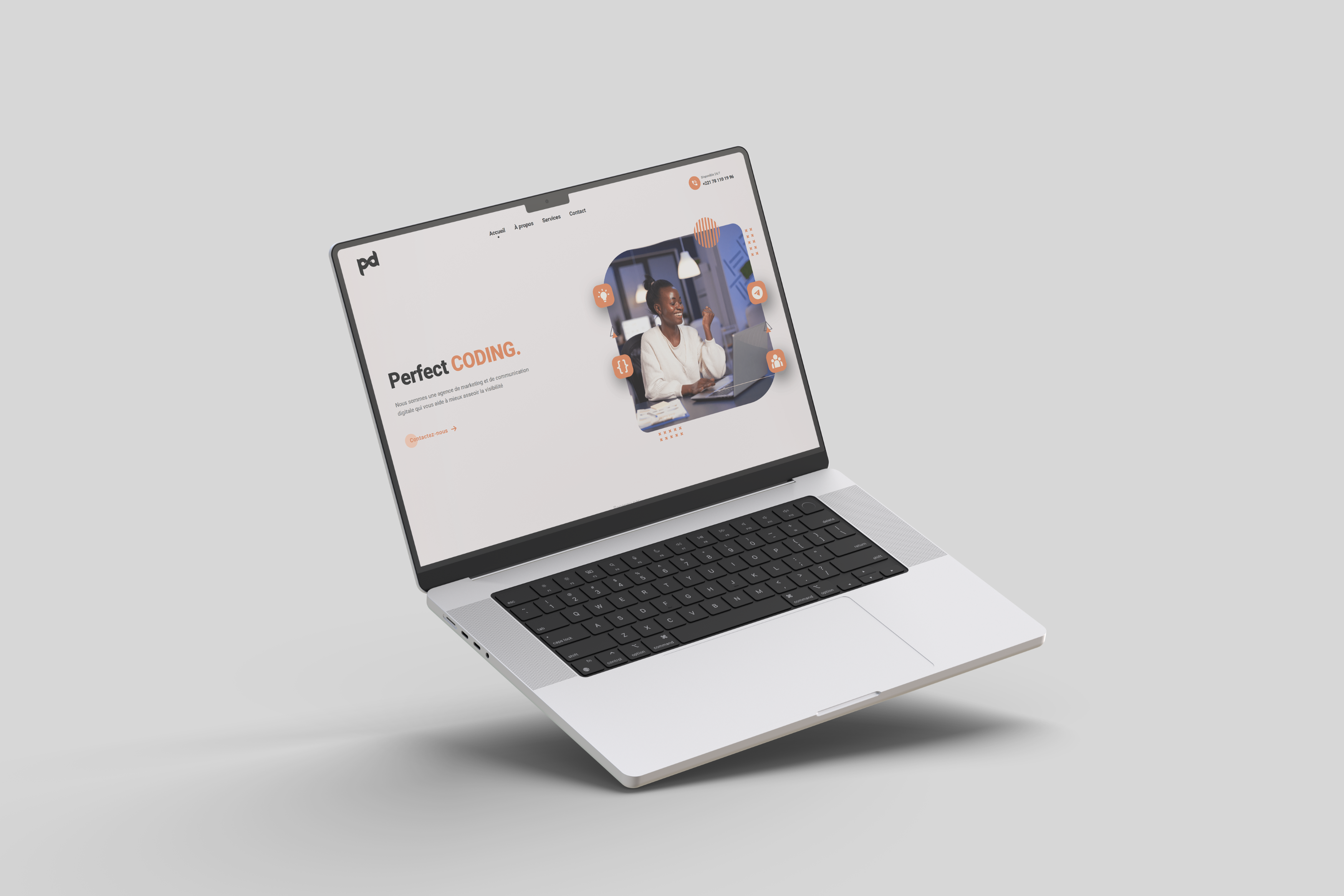 🚀 Perfect Digital - Homepage digital agency figma homepage landing page marketing digital perfect digital photoshop ui ux web design