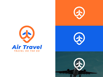 Air Travel Logo Design concept adventure agency air airplane branding design flight logo minimal modern plane tour tourism travel travel agency travel logo trip vacation