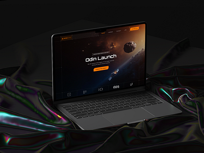 Website Redesign for AstroForge background cta cyberpunk hero roast hero section landing page modern space textures ui uiux userexperience webdesign website