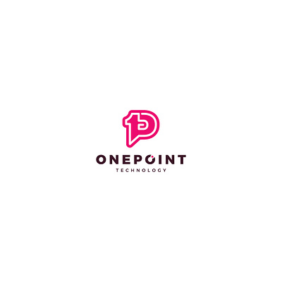 OnePoint Technology brand logo design. 1p logo design align and clean logo best logo 2025 best simple logo design clean logo letter based logo design letter logo letter mark logo logo design minimal and clean logo design mobile brand logo design modern logo modern tech business logo one logo one point logo simple and modern logo simple logo tech logo design technology logo design techy logo design