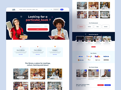 Library Website Design clean web design creative landing page design figma template homepage design landing page landing page design library library web library website design minimal web design mobile responsive design popular 2025 web uiroll uiux web design web theme design web uiux website website design website uiux