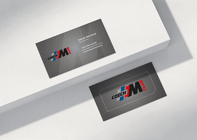 Business Card Design for Czech M Club bmw bmwlife business card clean design czech m club design m power