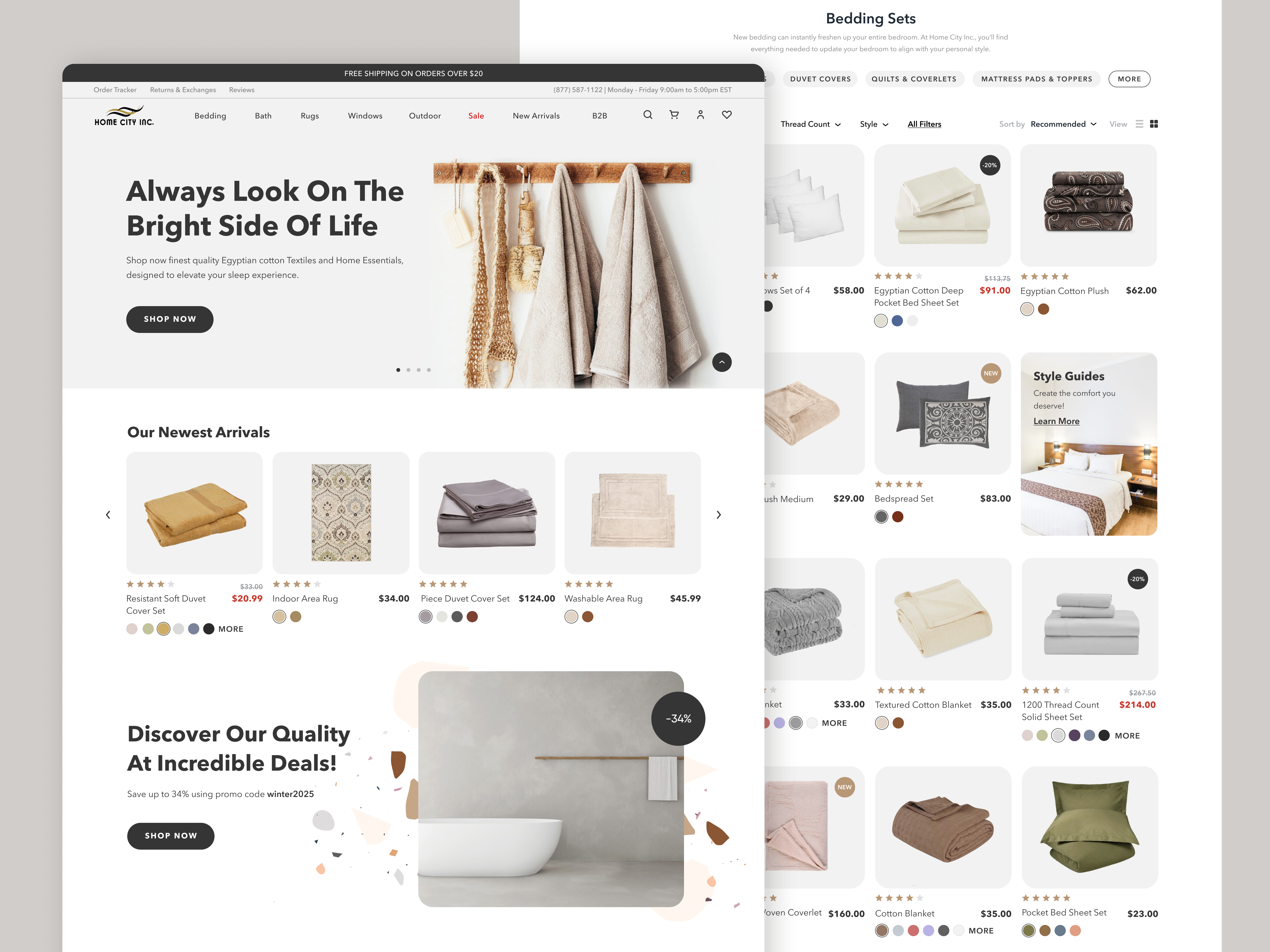 eCommerce Redesign for Home City Inc. article blog branding catalog categories design ecommerce home page online shop product catalog product page redesign seo shop ui ux