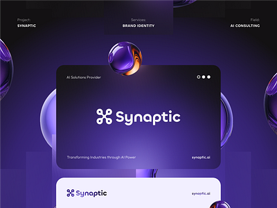 Synaptic - Tech Branding UI Design 2d motion graphics ai assistant ai icons ai illustrator brand website design branding branding inspiration branding template branding ui branding website company branding logo modern brand identity modern tech logo motion graphic simple branding tech branding tech design tech logo tech website