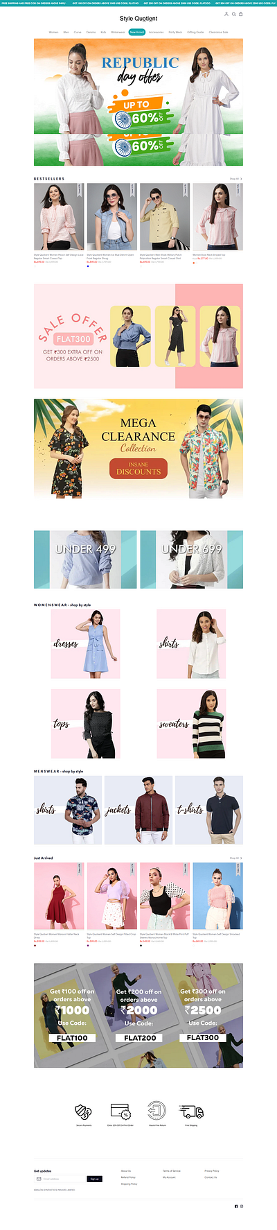 Style Quotient Store branding fashion logo motion graphics seo store