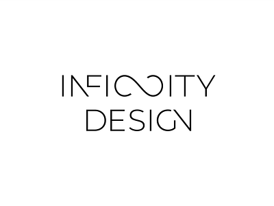 Infinity Design design infinity letters line logo minimalism thin