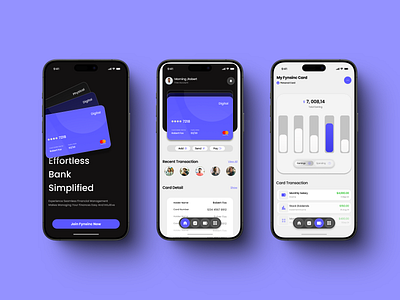 Effortless Banking – UI Concept bankingapp designinspiration dribbble figma iosdesign ui uidesign userexperience ux uxdesign