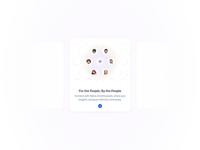 Bento Card: Three ✨ ai app bento bento cards cards community connect illustration open source ui