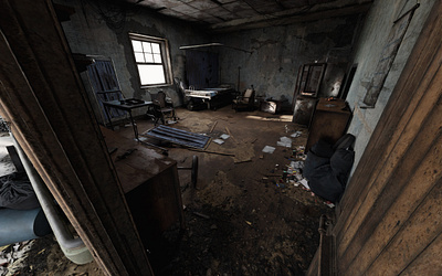 Abandoned Hospital 3d environment 3d modeling abandoned architectural visualization fantasy game art game asset