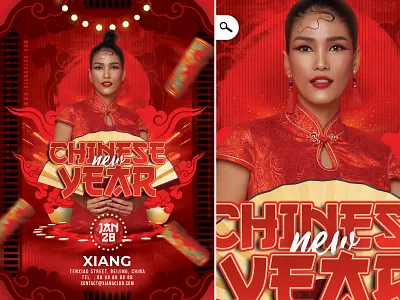 Chinese New Year Flyer 2025 cny market