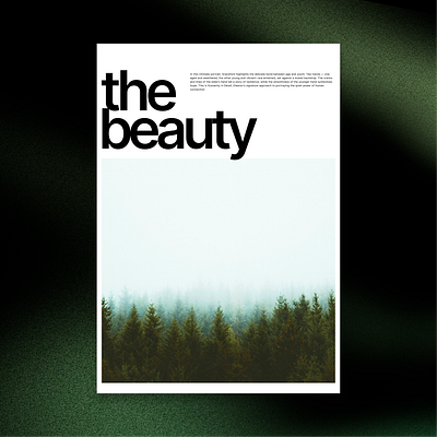 Minimalist Poster with Nature Motifs 3d branding cleandesign design designminimalism graphic design illustration minimalism minimalposters moderndesign motion graphics nature nature inspired poster posterdesign ui